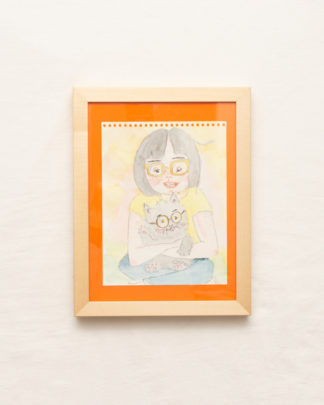 ゆたかを抱くたまえ/水彩画　F0(180×140mm)サイズ / Yasuhito Ota